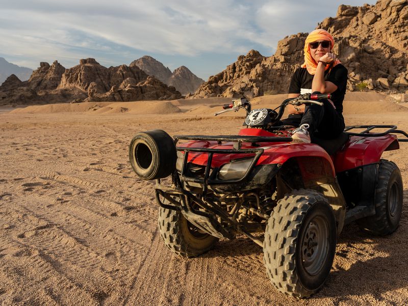 1Desert Quad Bike Safari in Sharm-El-Sheikh + Camel Ride